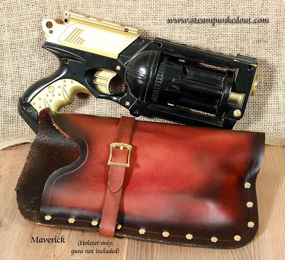 Steampunked Out Nerf Maverick Holster