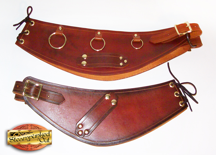Steampunked Out -- Ladies Cross Draw Utility Belt
